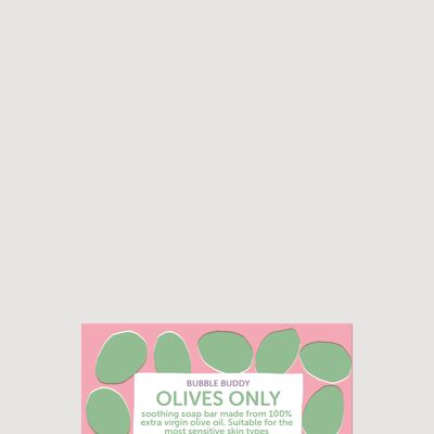 Bubble Buddy organic olives only soap bar