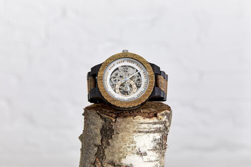 The Hemlock - Handmade Vegan Wood Mechanical Watch