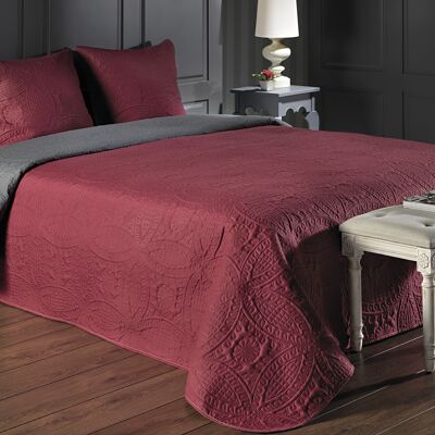 Bouti 230x250 + 2taies Bordeaux/Anthracite