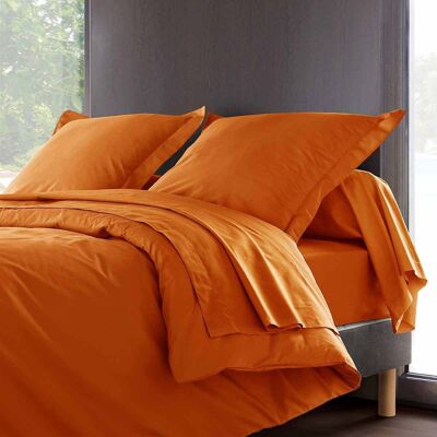 Lot de 2 taies d'oreiller Percale 50x70 Mangue