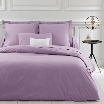 Lot de 2 taies d'oreiller Percale 65x65 Lilas