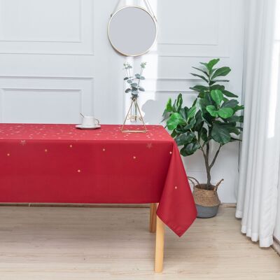 Nappe Constellation rouge ronde 160
