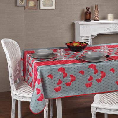 Nappe imprimée Lustre rouge Rect 145x240