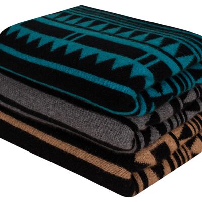 Couverture en laine motif Maori