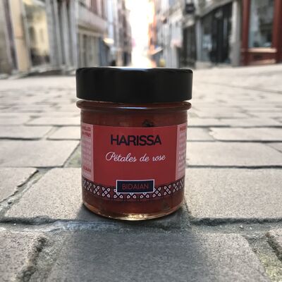 Harissa con pétalos de rosa