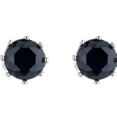 Boucles d'oreilles zircon argent sterling S925