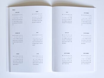 Calendrier // Planner 2023 • (papier recyclé, étiqueté en allemand) • Set 11