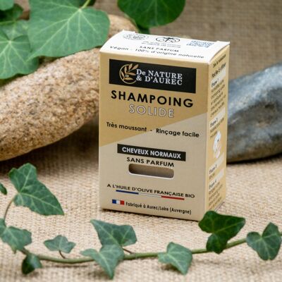 Shampoing solide : CHEVEUX NORMAUX SANS PARFUM