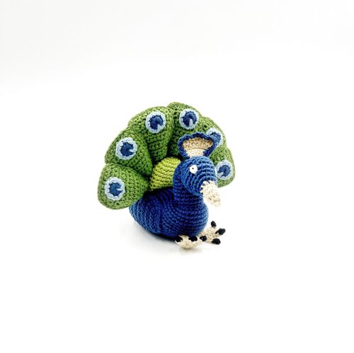 Baby Toy Peacock Rattle