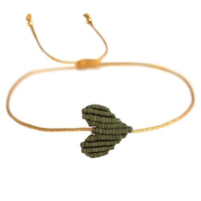 bracelet olive heart
