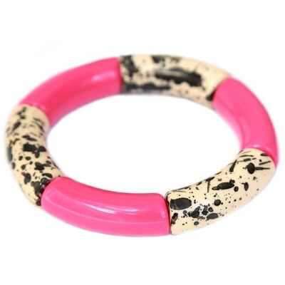 Bracciale penne splash rosa