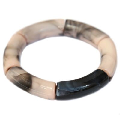 Bracelet penne marble grey