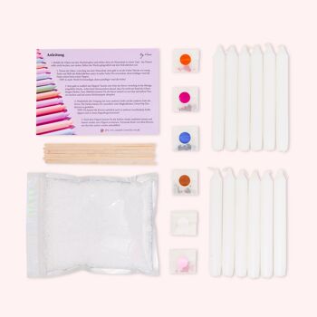 Bougies DIY Box Dip Dye : Édition Pastel 2