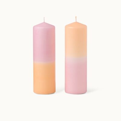 Dip Dye Candle XXL: Happy Stripes