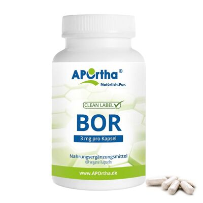 Boron - 3 mg - 60 Vegan Capsules