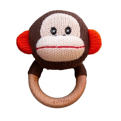 Teether - grasping toy monkey