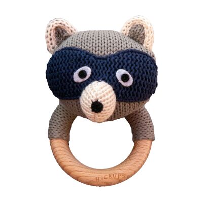 Teething ring – grasping toy raccoon