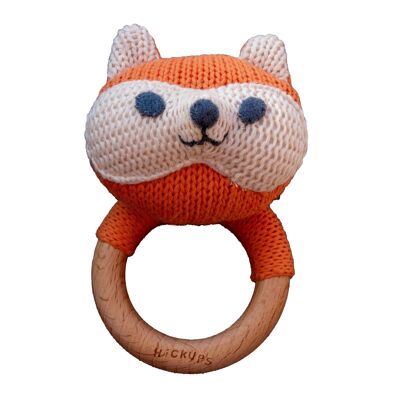 Teething ring – grasping toy fox