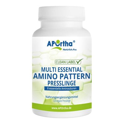 Patrón de aminoácidos multi esenciales - 120 gránulos veganos
