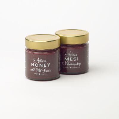 Handwerklicher Honig mit Waldbeeren 300 g