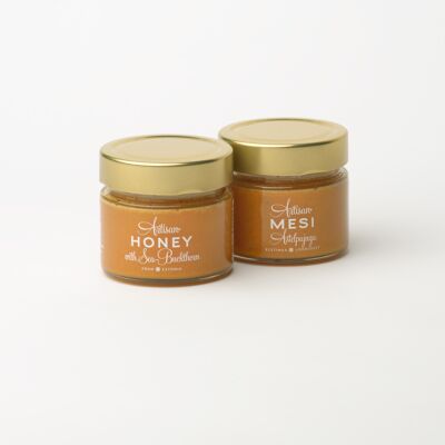 Handwerklicher Honig mit Sanddorn 200 g