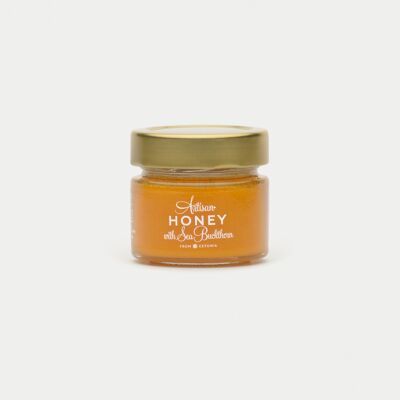 Handwerklicher Honig mit Sanddorn 100 g