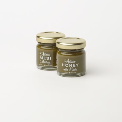 Handwerklicher Honig mit Matcha 50 g