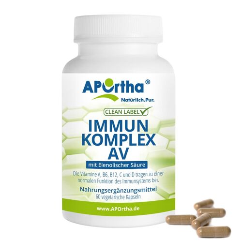 Immun-Komplex AV mit Olivenblatt-Extrakt und Echinacea - 60 Kapseln