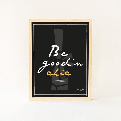 Póster Aodez Be goodn'chic