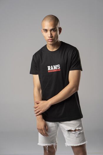 T-shirt noir pour homme Rams Twenty Three - Noir 2