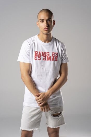 Rams 23 T-shirt pour homme blanc miroir 2