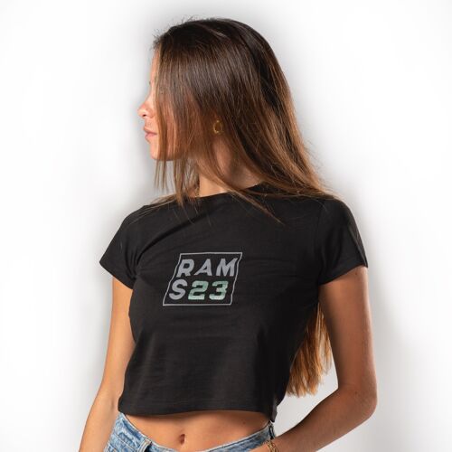 Camiseta de mujer Rams 23 Square-Negro