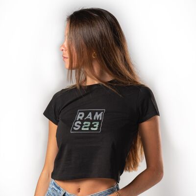 Rams 23 Square Women's T-Shirt-Black