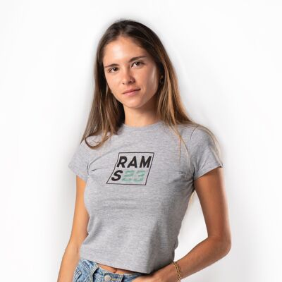 Camiseta de mujer Rams 23 Square-Gris