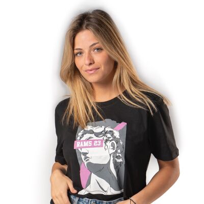 Rams 23 David-Noir T-shirt pour femme