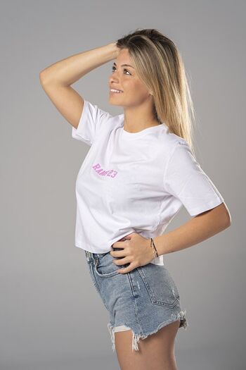 T-shirt femme Rams 23 SHINE - Blanc 2