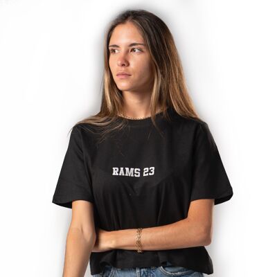 Rams 23 SHINE Damen T-Shirt-Schwarz