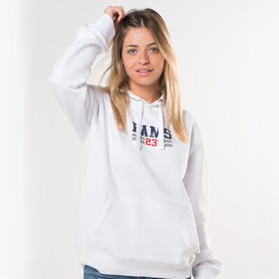 Rams 23 Neues Logo-Sweatshirt-Weiß