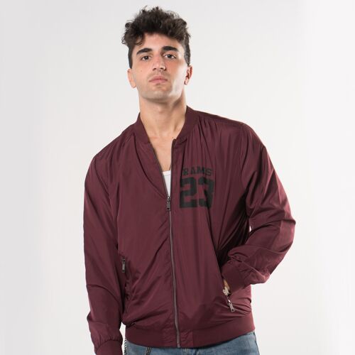 Chaqueta tipo BOMBER RAMS 23-Granate