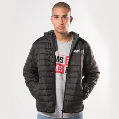 RAMS 23-Schwarze Daunenjacke