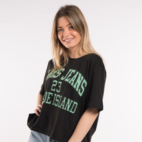 Camiseta  RAMS 23 JEANS-Negro