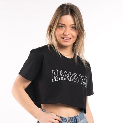 Rams 23 Silhouette T-Shirt-Schwarz