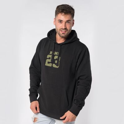 Rams 23 Handtuch-Effekt-Sweatshirt-Schwarz