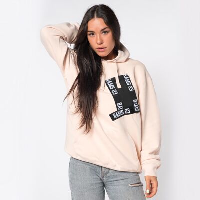 Rams Taschen-Sweatshirt 23-Rosa