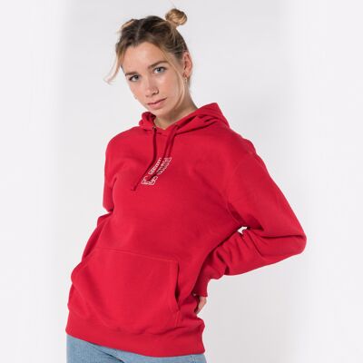 Rams 23 Vertical Print Sweatshirt-Red