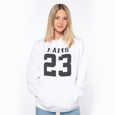 Sudadera Classic Logo Rams 23-Blanco