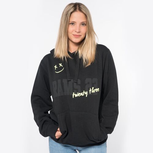 Sudadera Smile Rams 23-Negro