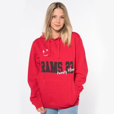 Sudadera Smile Rams 23-Rojo