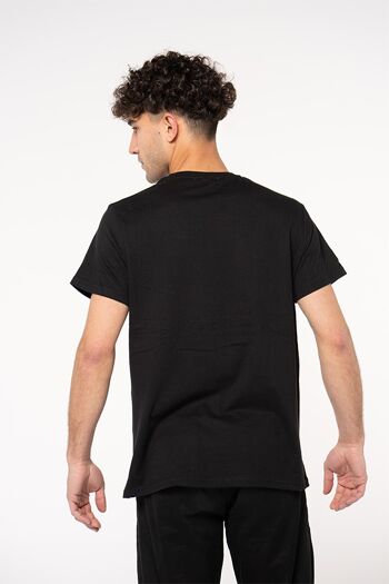 T-shirt homme avec imprimé SKATE RAMS 23-Noir 4