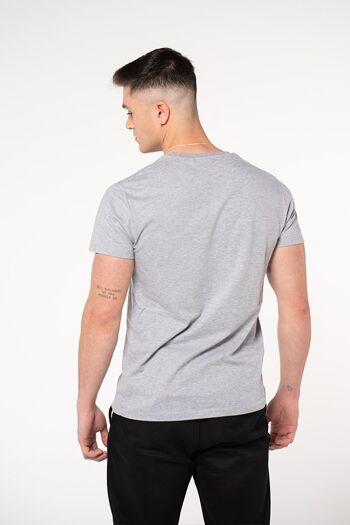 T-shirt homme avec imprimé SKATE RAMS 23-Gris 3